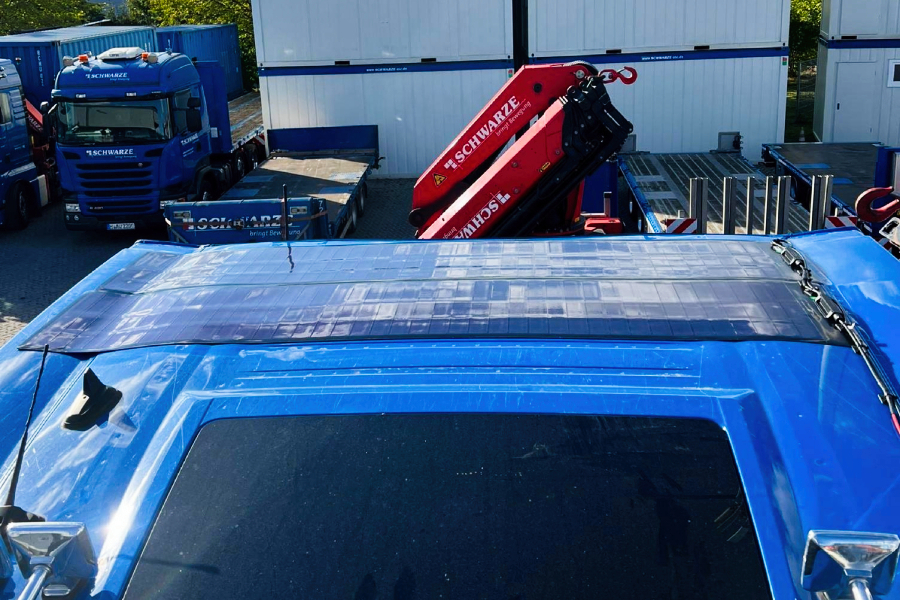 Solarenergie - auch im Fuhrpark